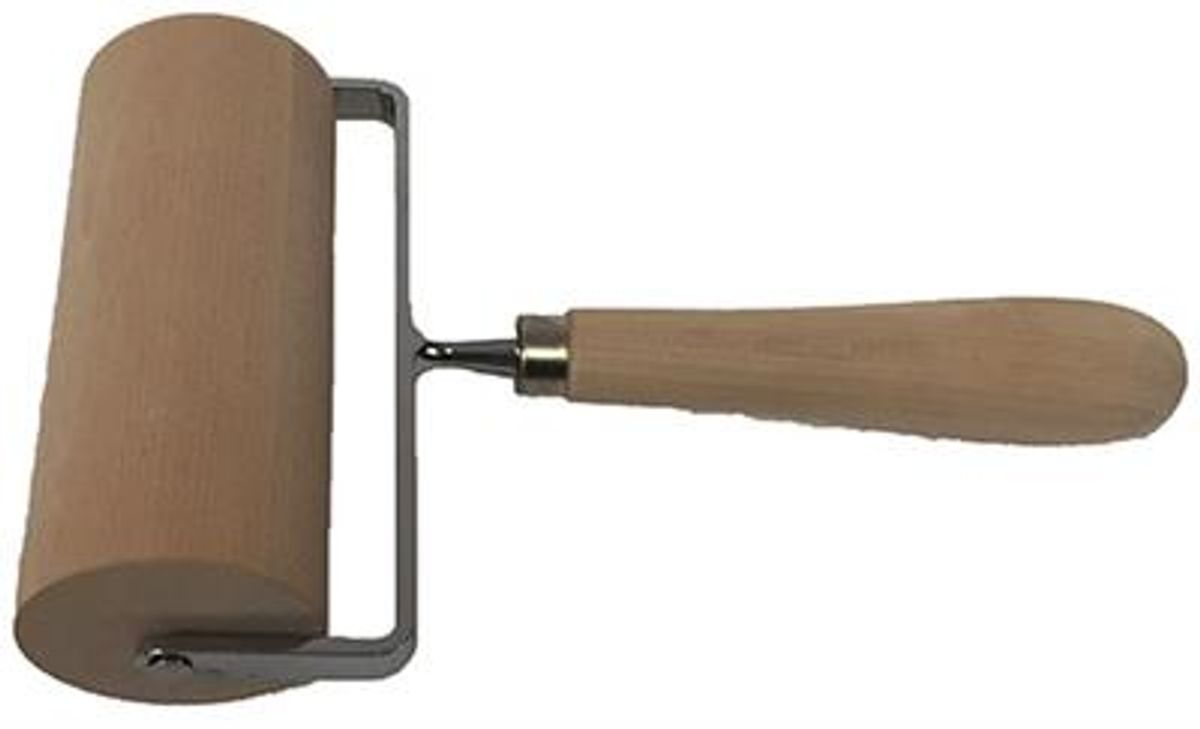 Bakerulle i Tre - Glatt - 13cm x 5,5cm - Kjevlerulle - Aanonsen