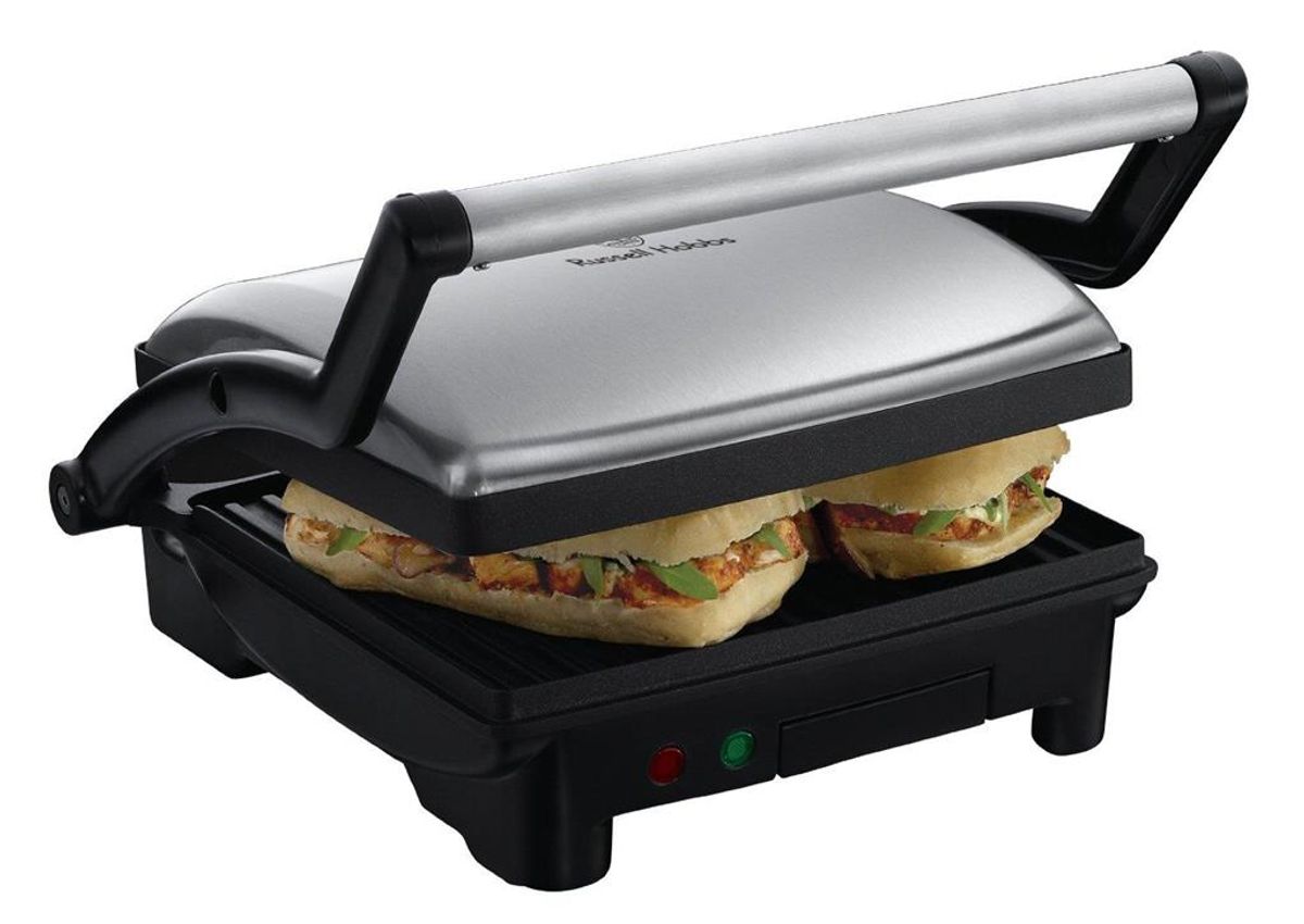 Kompakt Grill - Bord Grill - Stor Panini Maker fra Russell Hobbs
