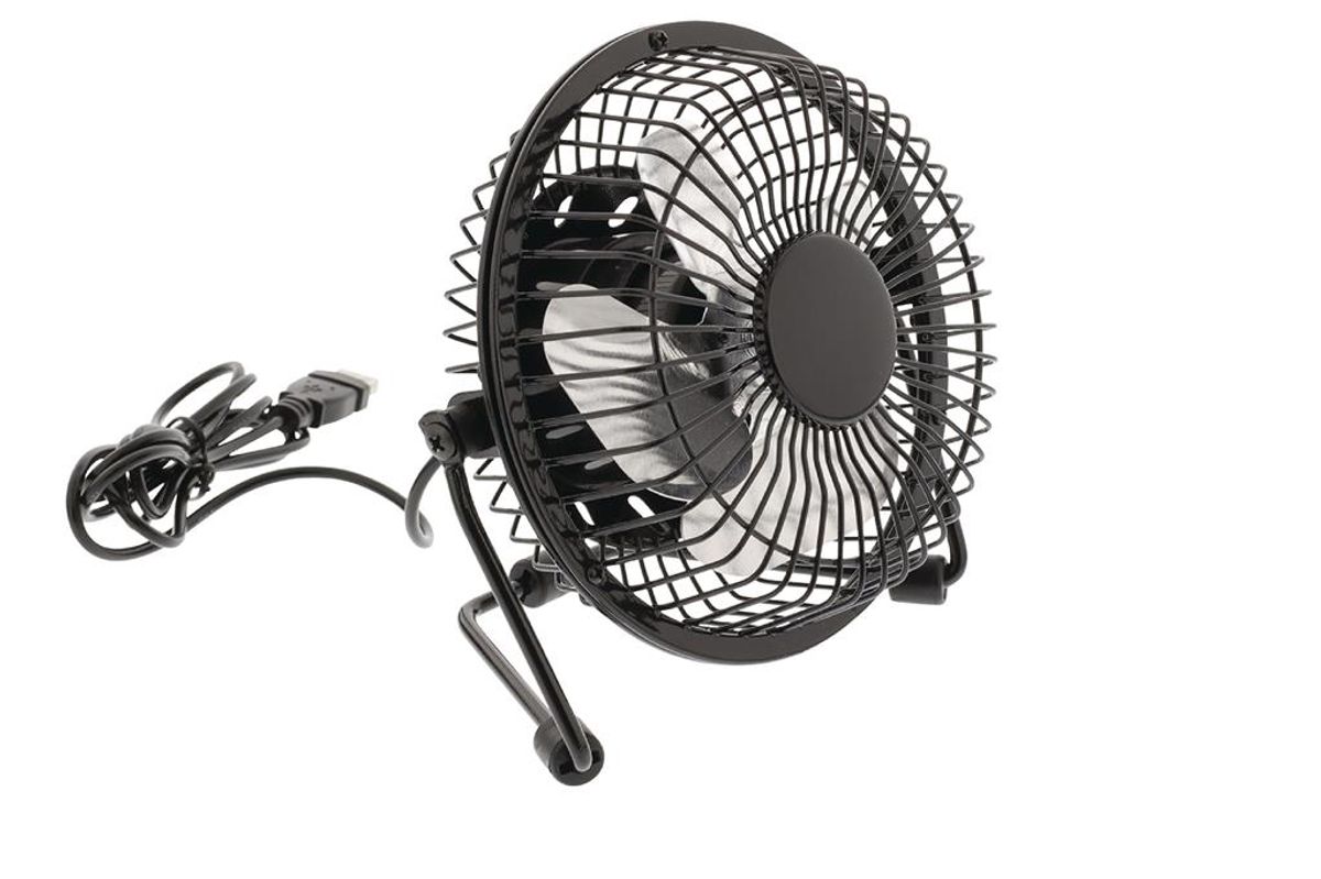 Bordvifte USB-drevet 2,5 W i metall - Svart