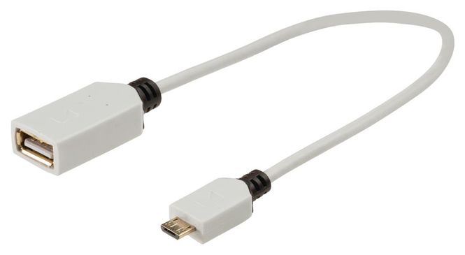 Hovedbilde USB 2.0-Kabel Mikro B-Han - USB A Hun 0.20 m  - ...