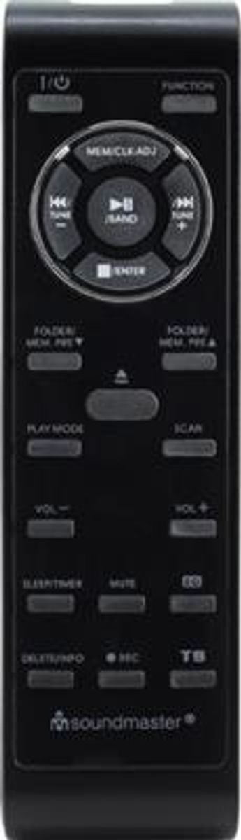 Soundmaster HiFi Stereoanlegg 7-i-1 Retro Stereo med alt man trenger - Platespiller, DAB+, CD og Kassett - MCD5600SW