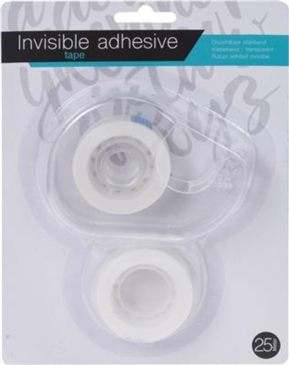 Tapedispenser med 2 Ruller Tape - God Pakketape