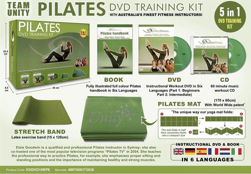 Team Unity Pilates Fitness Sett med Utstyr