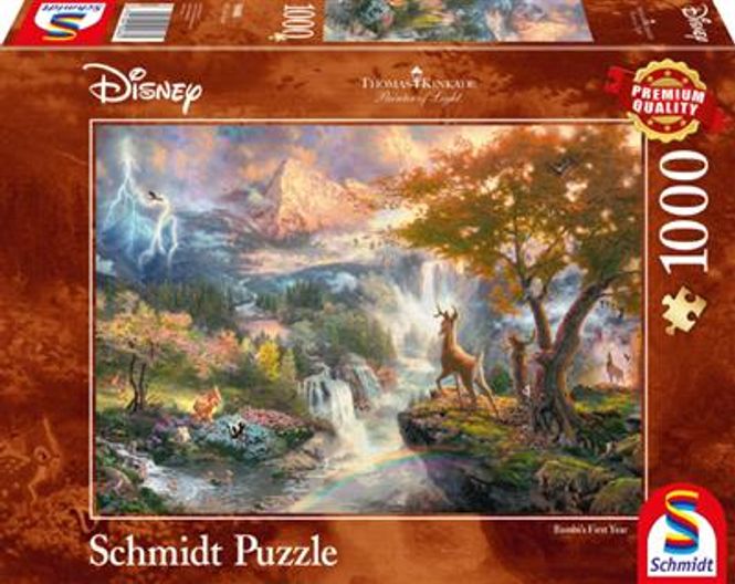 Hovedbilde Puslespill 1000 Biter - Disney Bambi - Schmidt