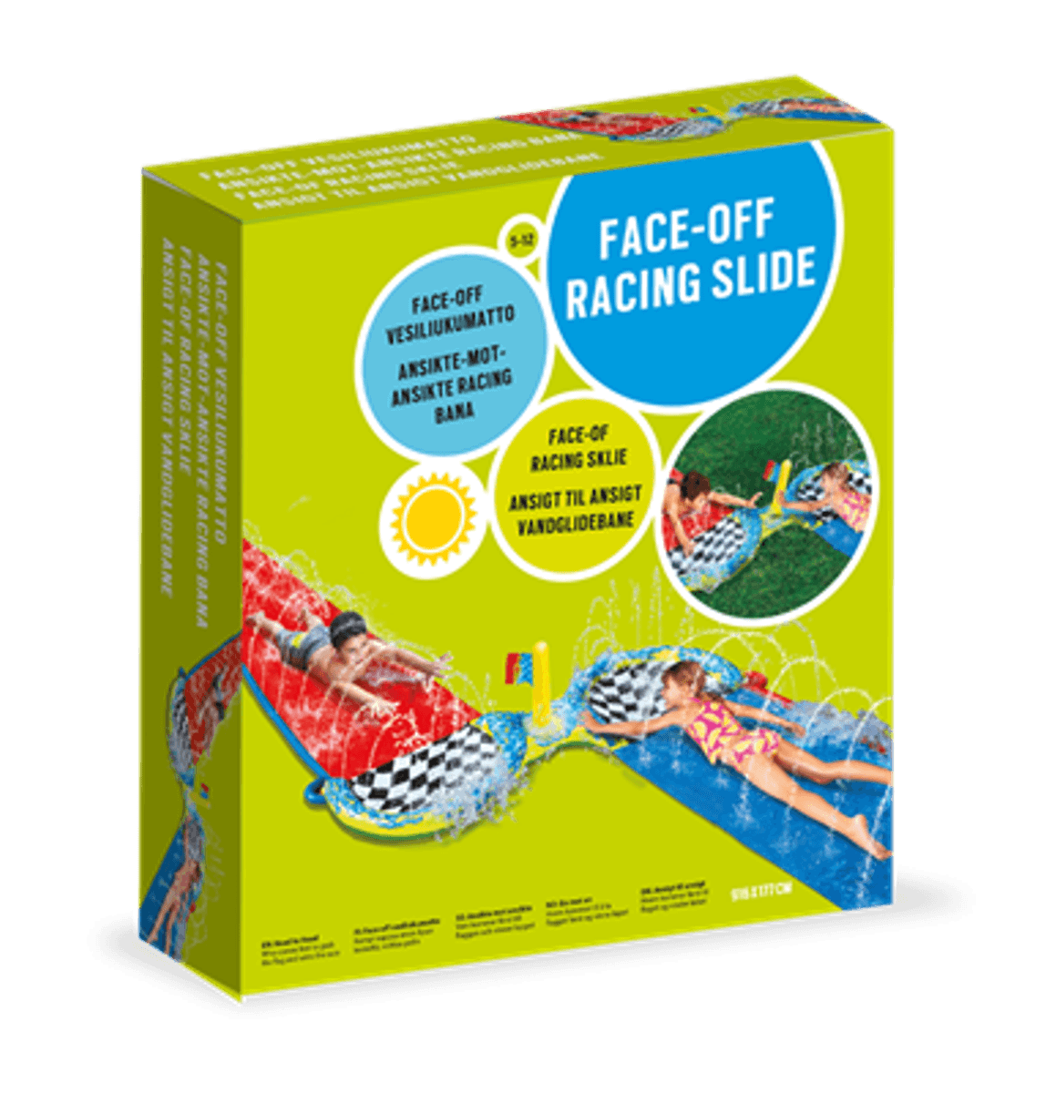 Face Off Racing Slide - Dobbel Vannsklie 480 x 147 cm