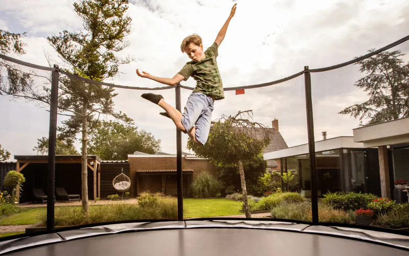 Trampoline Inground Berg Favorit Rund ø=330cm Komplett med Sikkerhetsnett