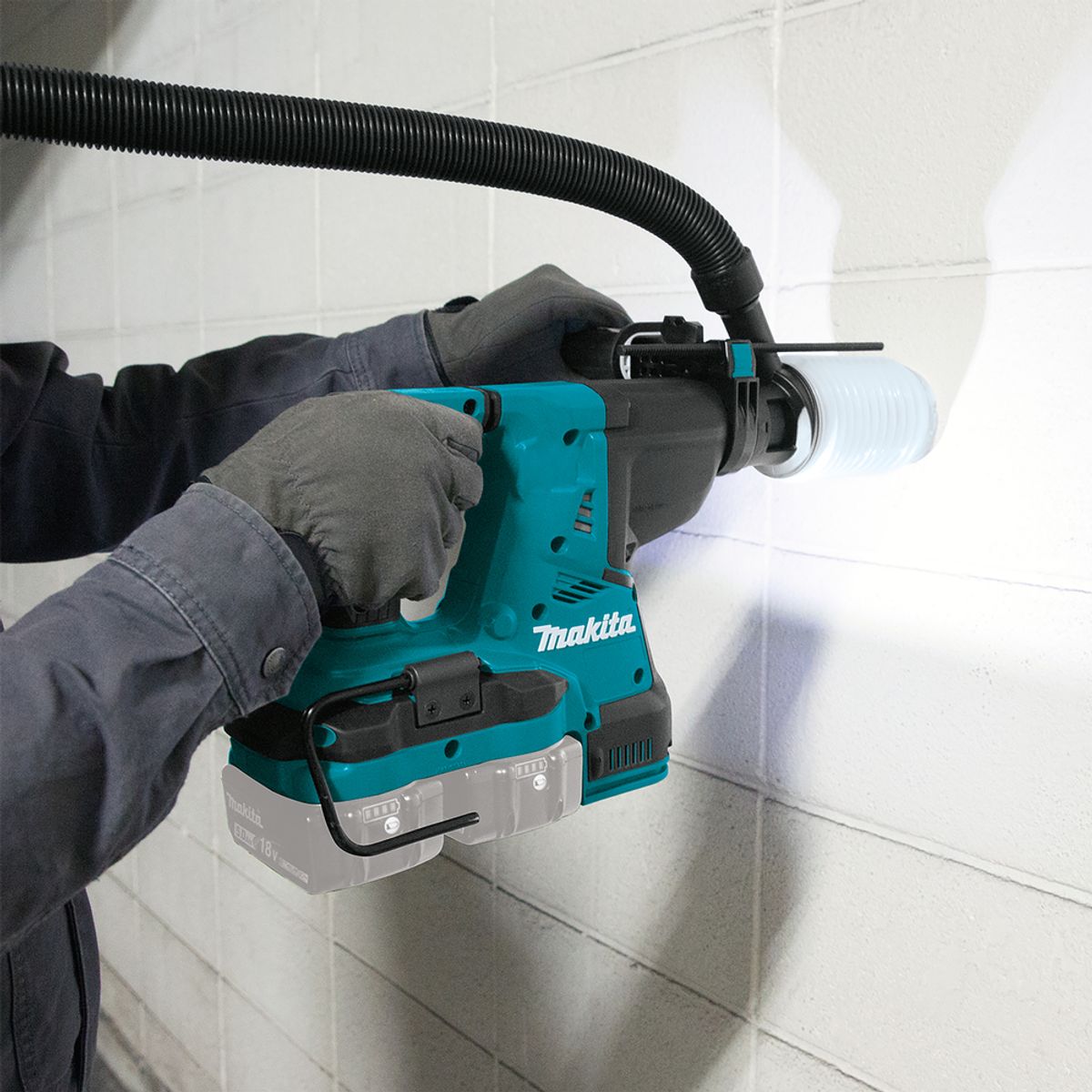Makita Kombihammer 2x18V LXT ® SDS-Plus DHR280ZWJ