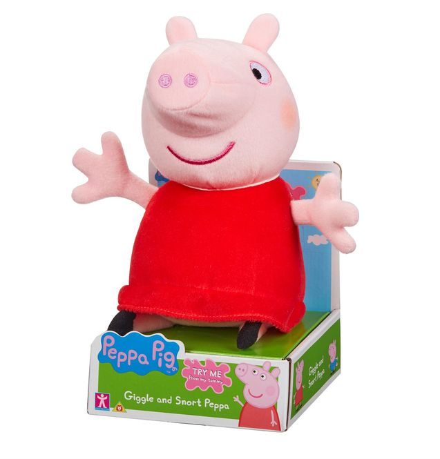 Hovedbilde Peppa Gris Plysj med Lyd - Lekebamse med Lyd