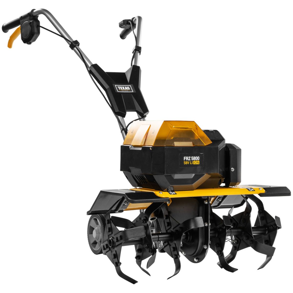 Texas jordfreser batteri 58V FRZ5800 bredde 28/40/60 cm u/bat og lader 90070069