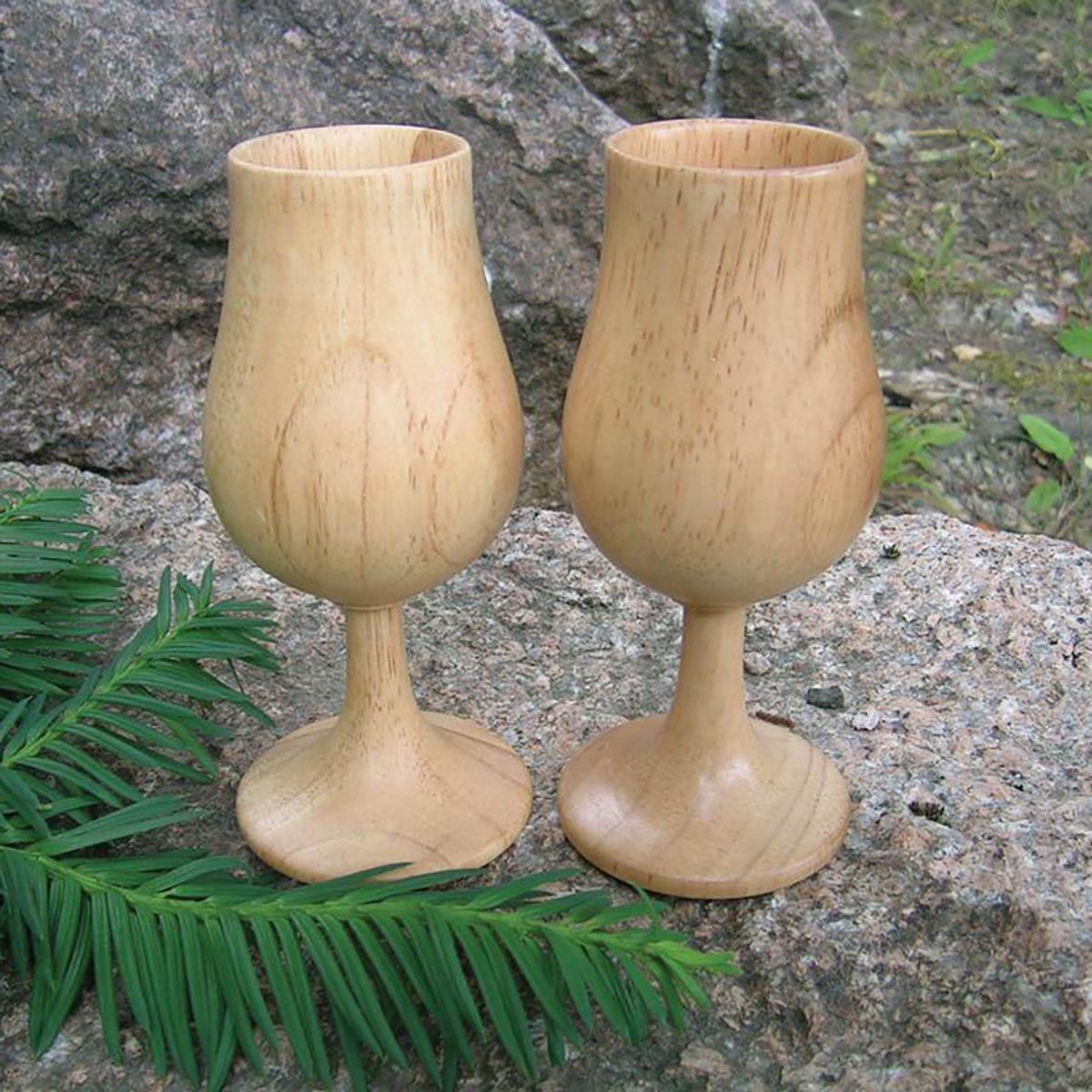 Cognac Glass i Tre - 2 stk i Gaveeske