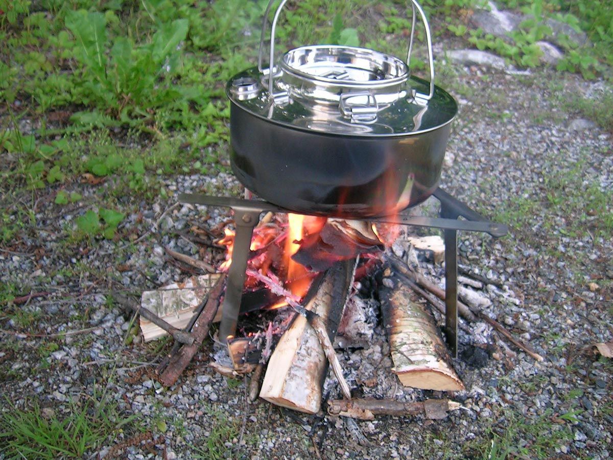 Bålkjele Eagle 1,5 liter Rustfri med Kobberbunn