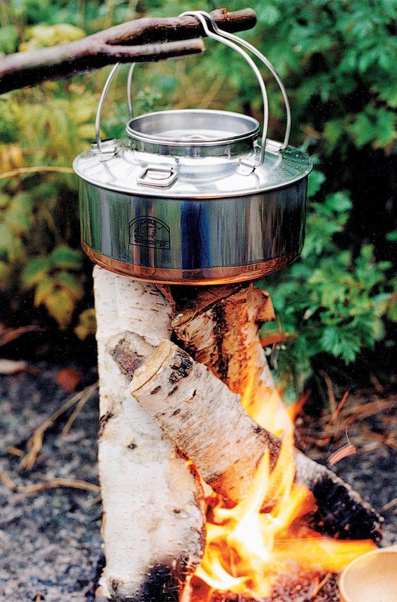 Bålkjele Eagle 1,5 liter Rustfri med Kobberbunn