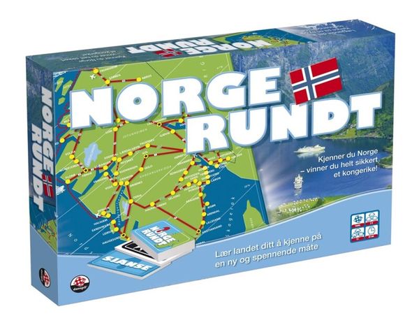 Hovedbilde Norge Rundt Spillet - Morsomt og lærerikt ...
