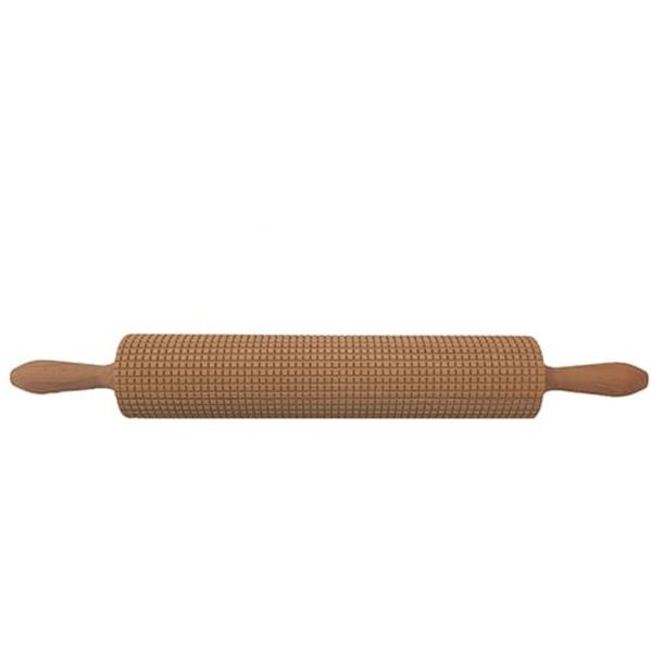 Hovedbilde Kjevle Rutet Tre-Kjevle med Stålaksling - 30,5 x ...