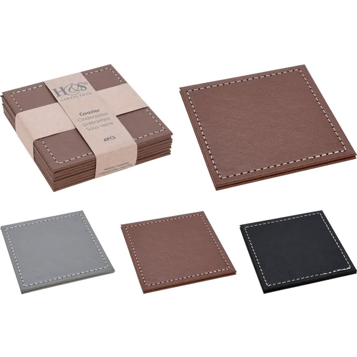 Glassbrikker - 4-pk - Stilig design