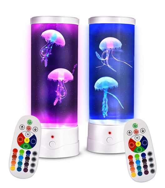 Hovedbilde Lampe med Jellyfish - Akvarielampe med Manet ...