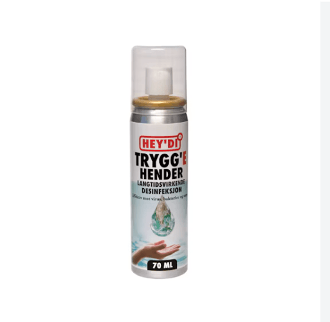Hovedbilde Trygge Hender 70ML Spray - Hey`Di