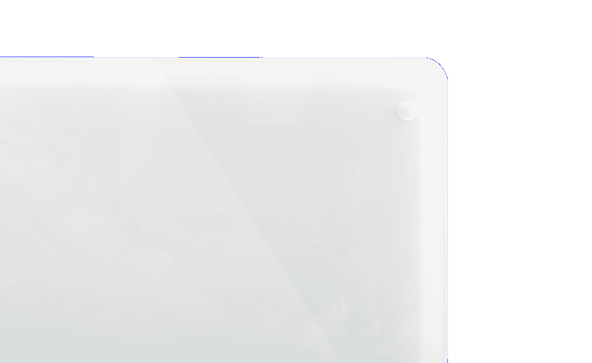 Beha panelovn med glassfront og Wifi - 750W - Hvit LGV 7 - Norskprodusert varmeovn
