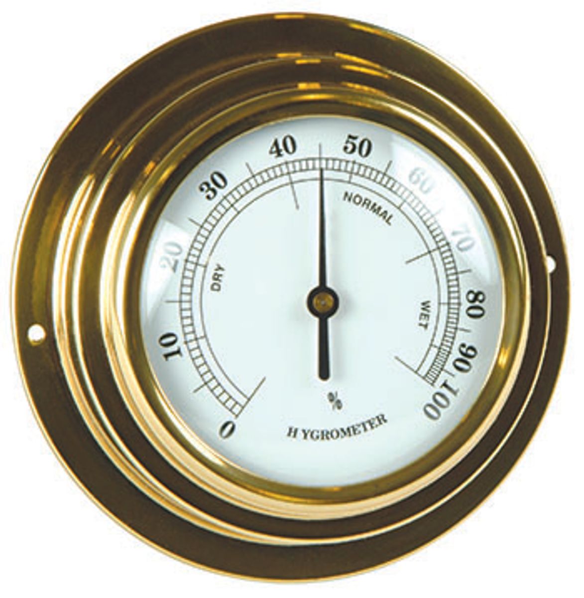 Hygrometer i metal - Måler luftfuktighet i %