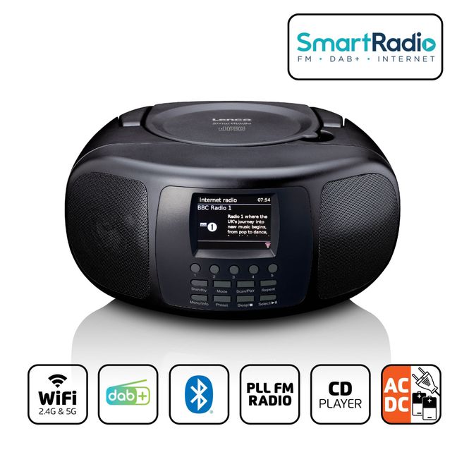 Hovedbilde Internettradio DAB+ med CD-Spiller og Bluetooth - ...