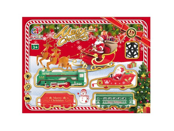 Hovedbilde Nissetog med Slede  og Lys - Går på Skinne med ...