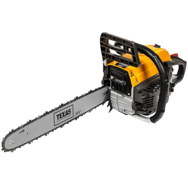Kraftig bensindrevet motorsag - 2-takts 45cc - 45 cm sverd - Texas TS4518