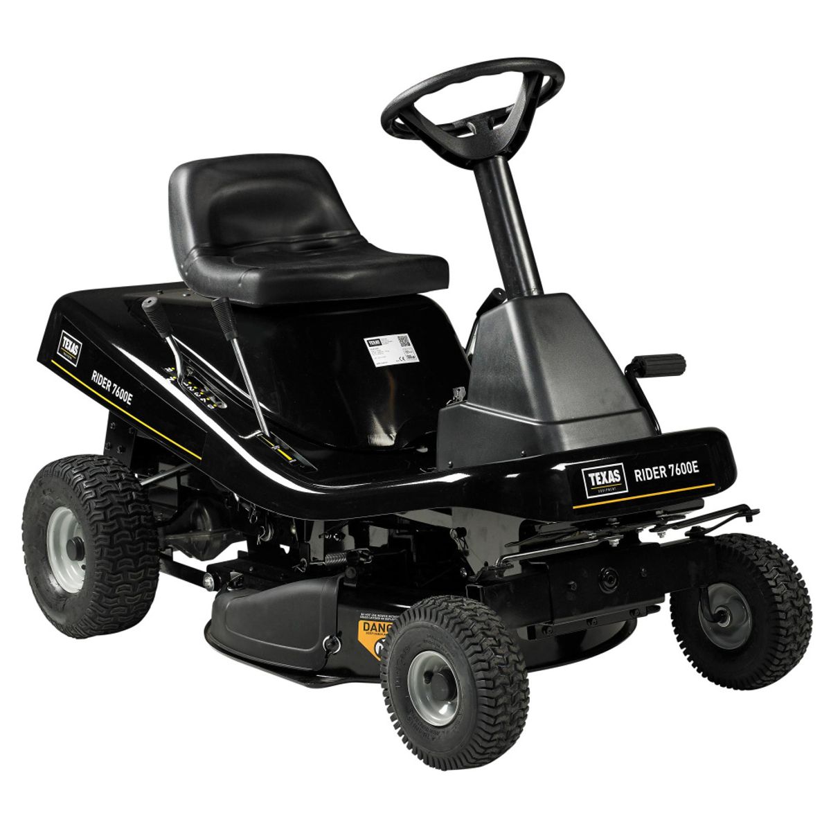 Texas plentraktor Rider 7600E 3i1 klippe bredde 76 cm m/ oppsamler 90063120