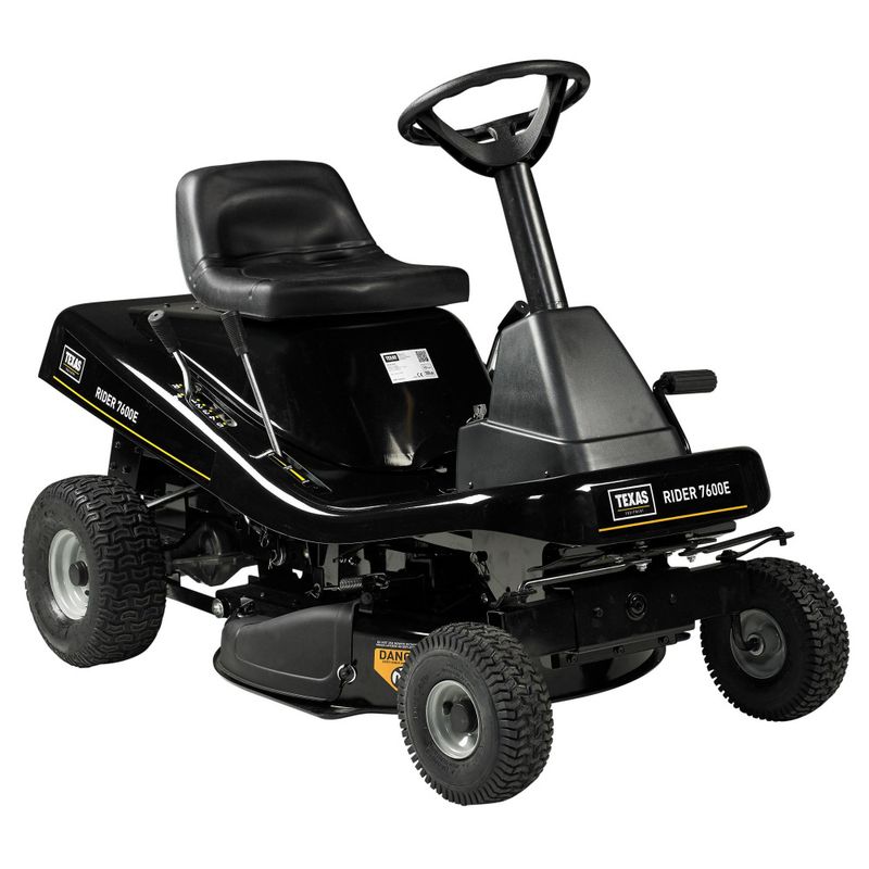 Texas plentraktor Rider 7600E 3i1 klippe bredde 76 cm m/ oppsamler 90063120