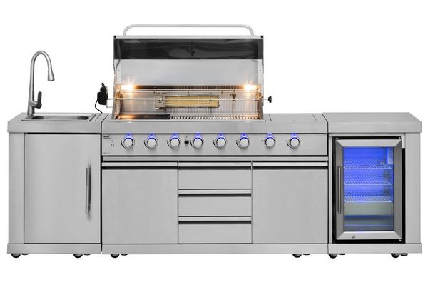 Hovedbilde Utekjøkken Ametist 6+2 i Rustfritt Stål fra ...