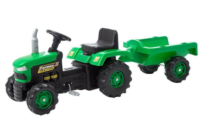 Hovedbilde Tråtraktor med Henger til Barn (143 cm) – ...