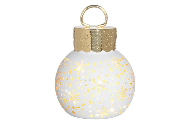 Julekule med Led-Lys og Timer