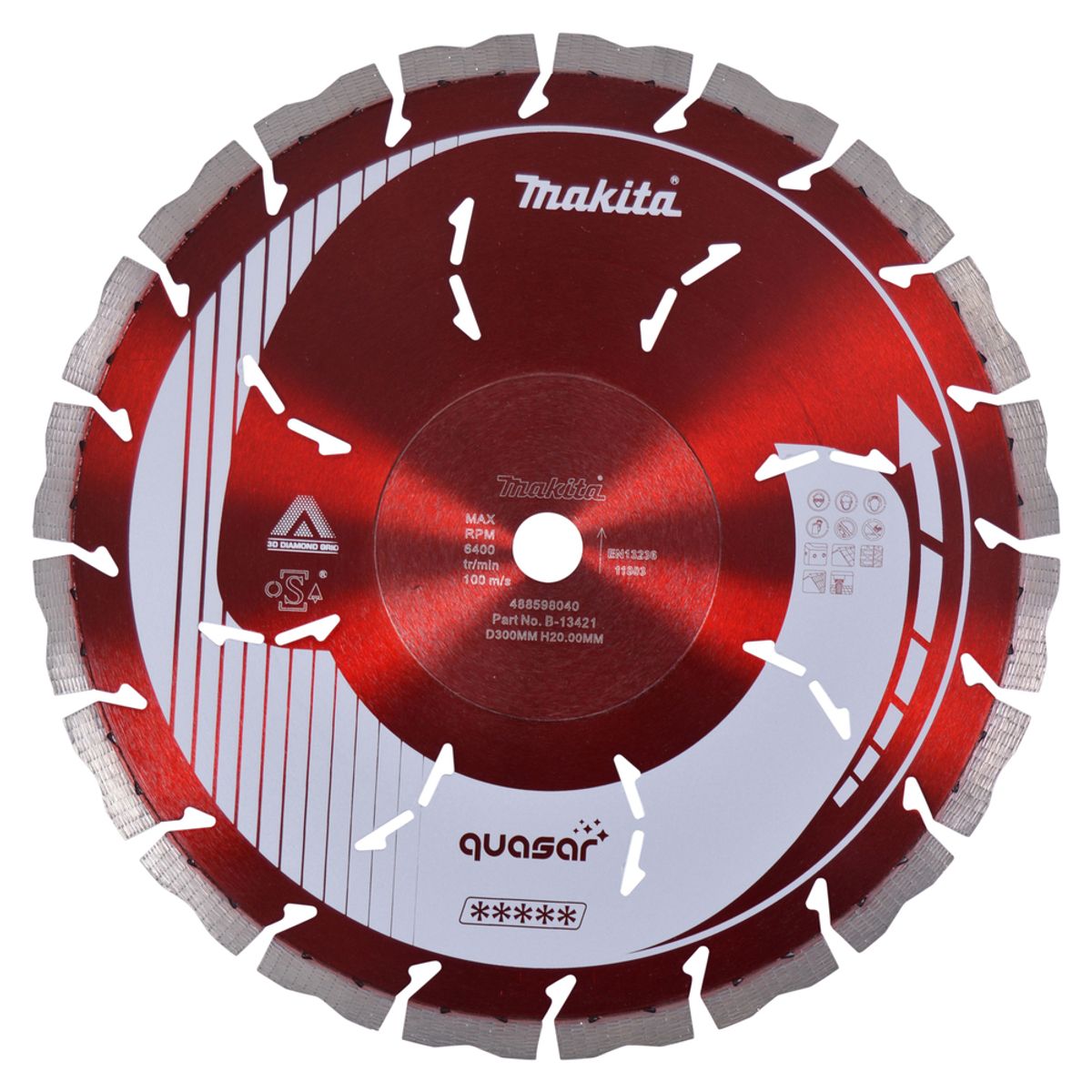 Makita Diamantskive 300 mm Quasar B-13421