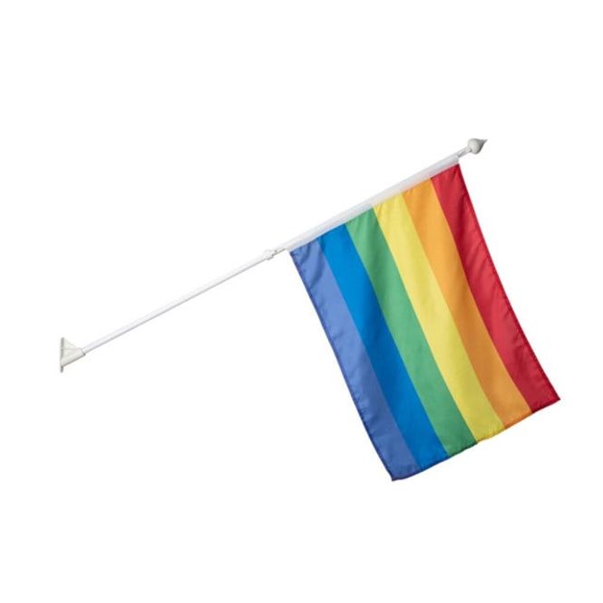 Hovedbilde Pride Ballkongflagg  med Stang og Veggfeste