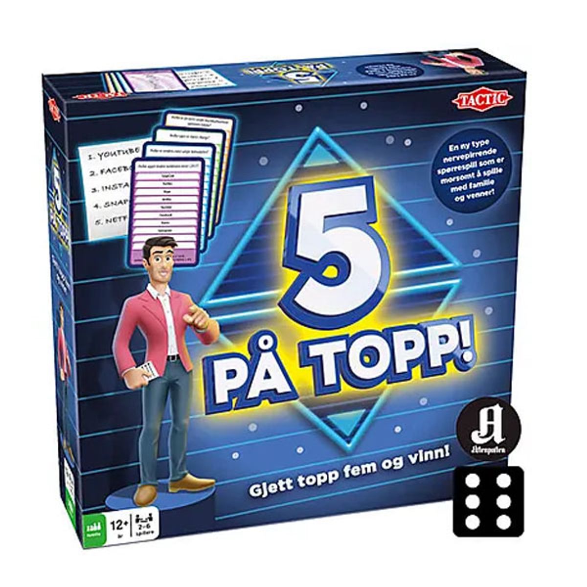 5 på topp - Brettspill - 2 til 6 spillere - 14+ år