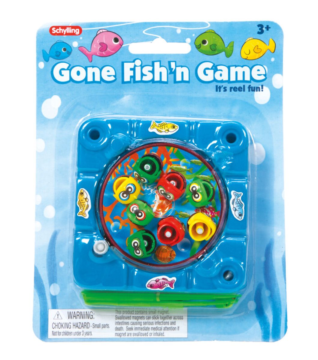 Fiskespill med Opptrekk og Tre Stenger