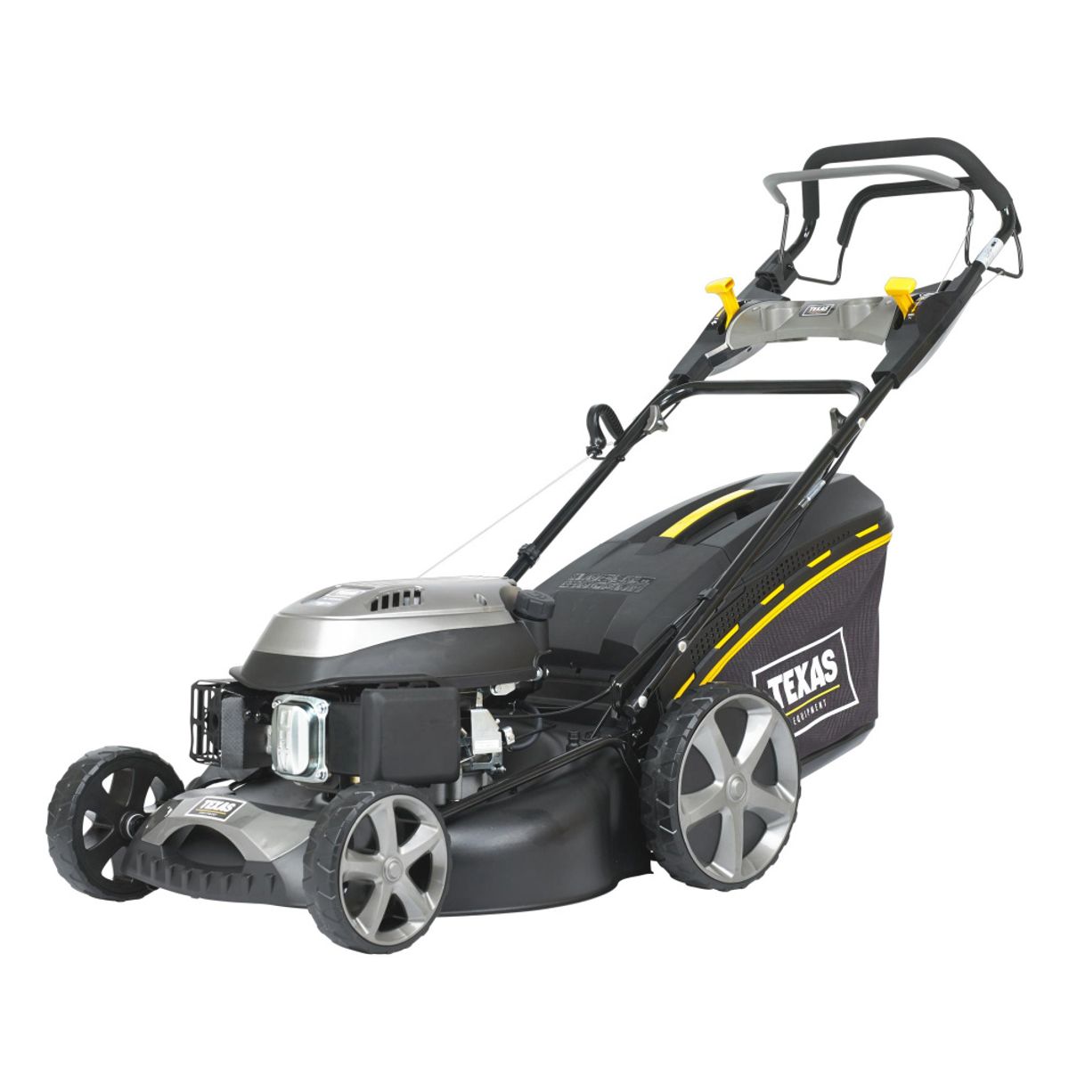 Kraftig bensindrevet selvgående gressklipper 51 cm klippebredde 4-takts 196 cc Texas RL515TR/W