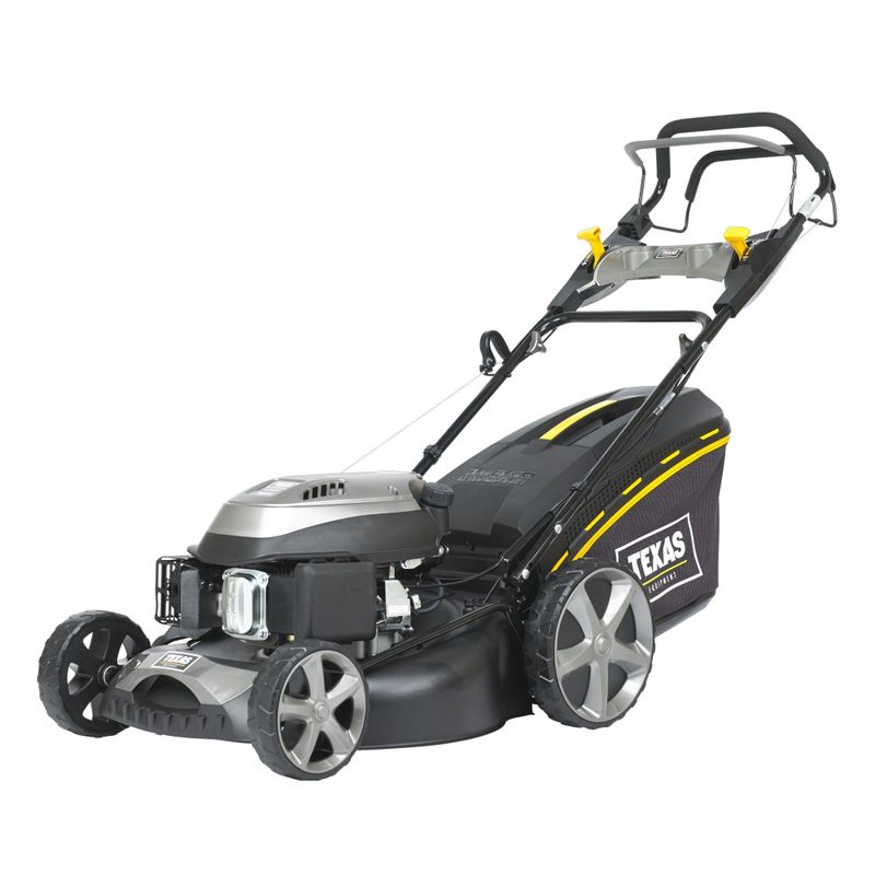 Kraftig bensindrevet selvgående gressklipper 51 cm klippebredde 4-takts 196 cc Texas RL515TR/W