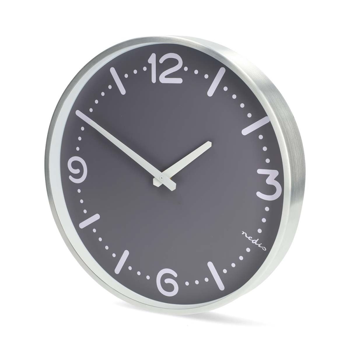 Veggur  Diameter 30 cm -  Aluminium - Stille bevegelse