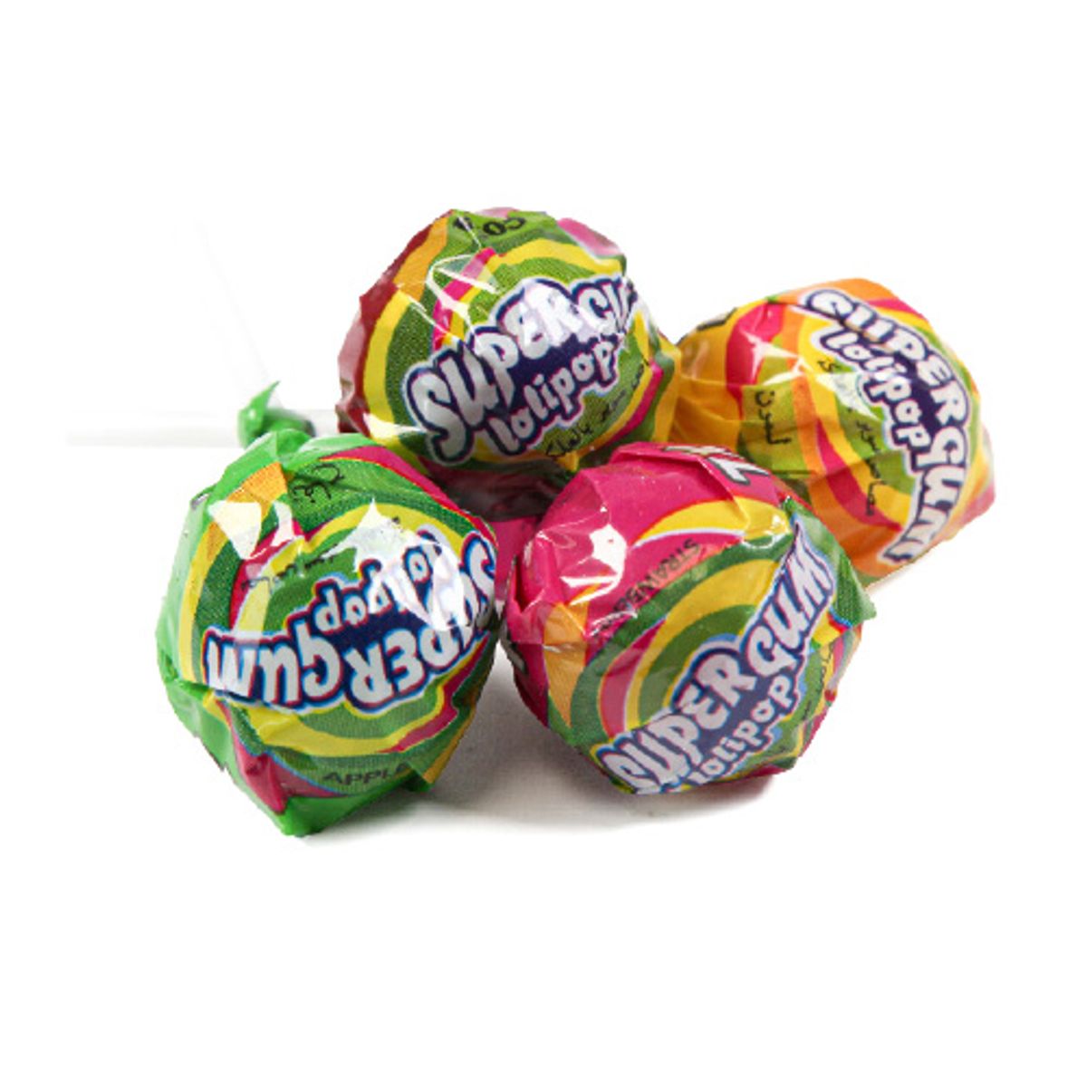 Supergum Lollipop - Kjærlighet på Pinne Mix 53 stk i pakke - 6 smaker