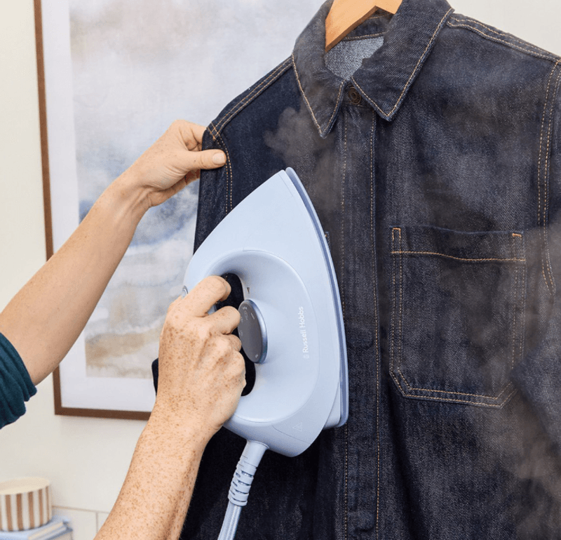 Russell Hobbs fabric luxe blue aura dampstasjon  