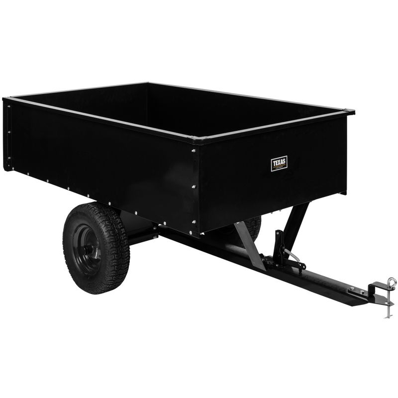 Texas stor tippvogn til plentraktor 154x95x35 cm 300kg 90053030