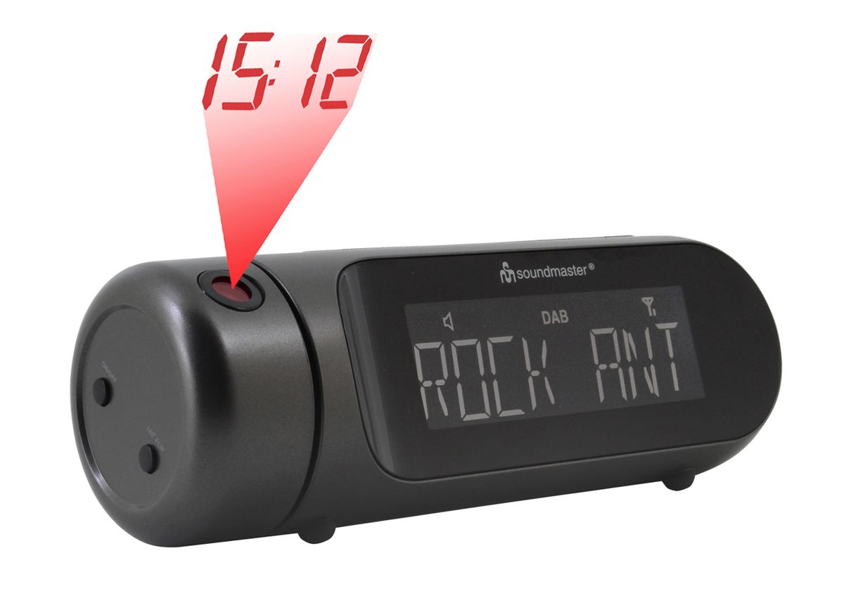 DAB+ Klokkeradio med Projection - Soundmaster
