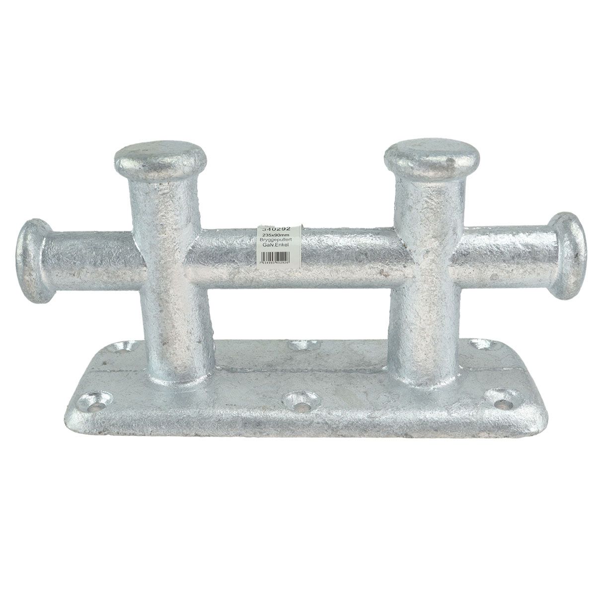 Bryggepuller Dobbel 235x90mm Varmgalvanisert