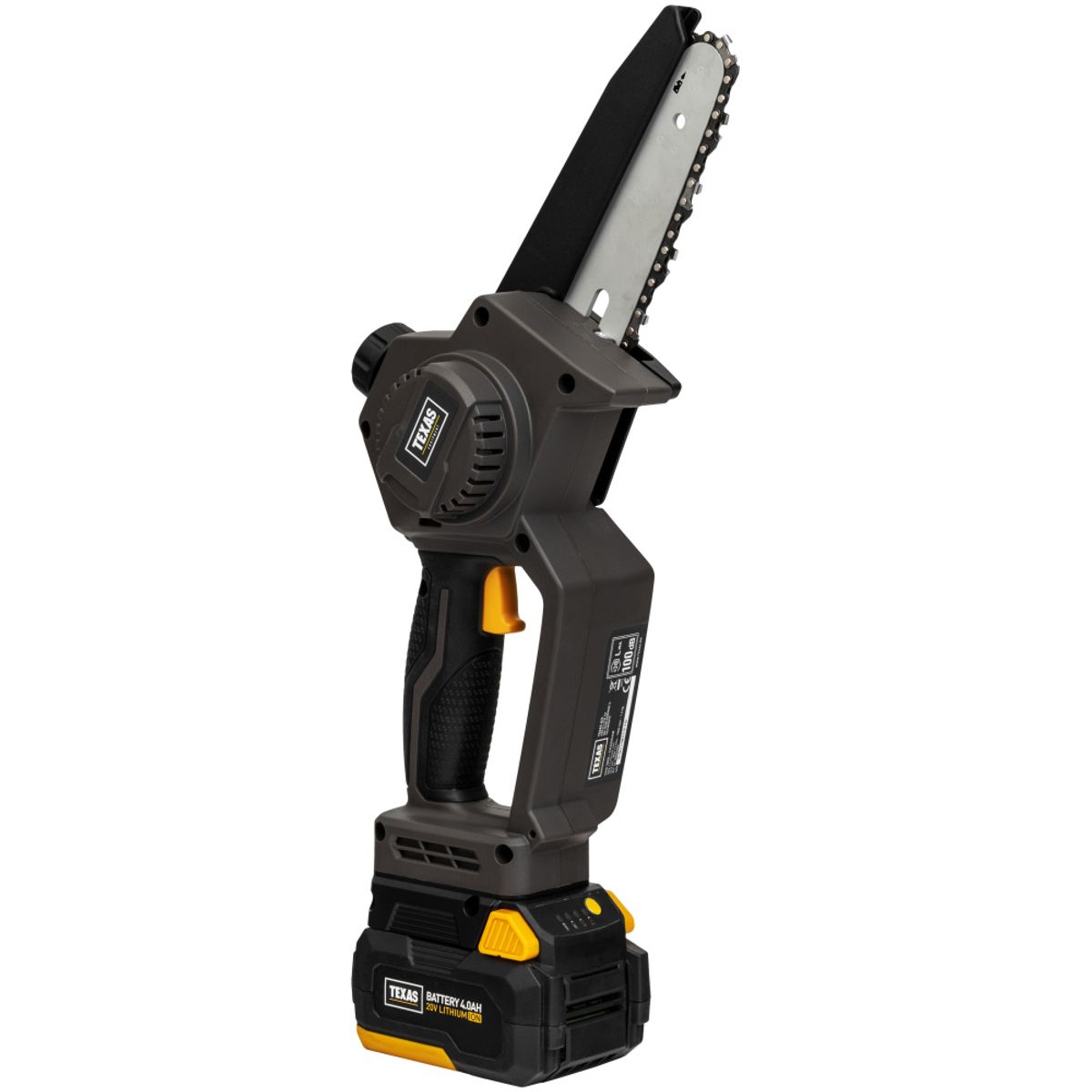 Texas motorsag enhånds CHX2000 (20V) m/4Ah batteri+lader 90063260