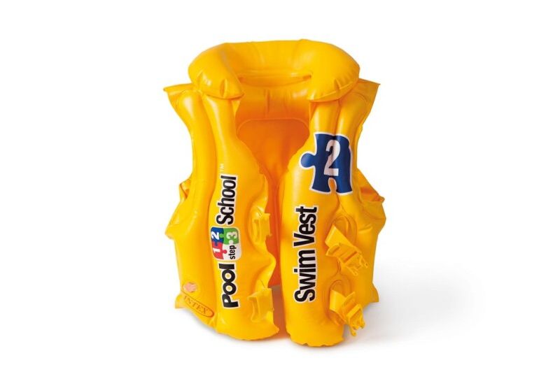 Svømmevest for Barn - Lær å Svømme - 3-6 år - 18-30 Kg - Intex