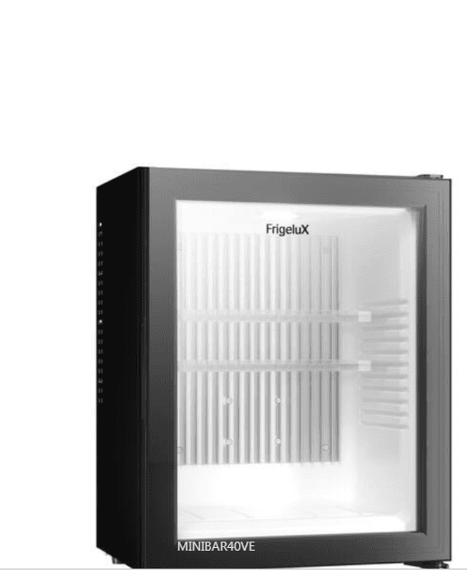 Frigelux barkjøleskap 43 cm med glassdør 