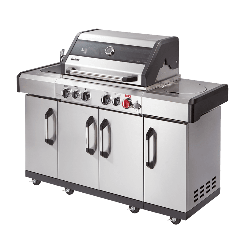 Gassgrill med 4 Brennere og Vask - Enders Kansas Pro 4 SIK Turbo - 22,4 kW