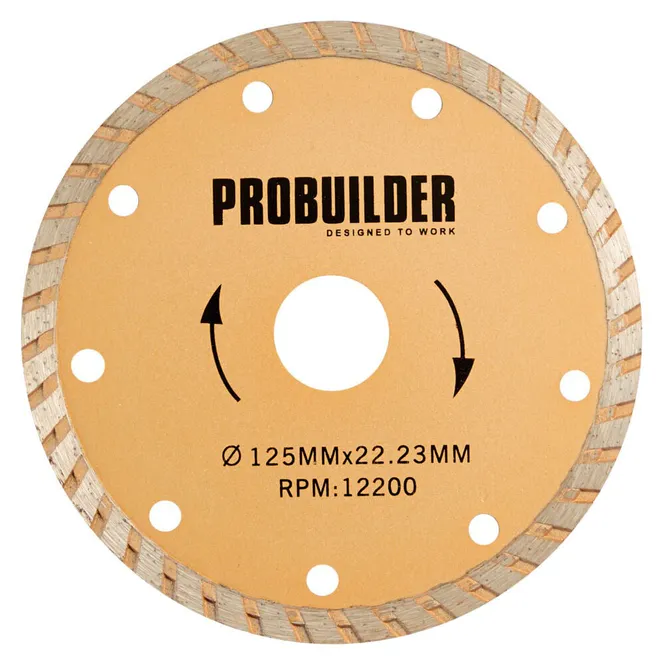 Hovedbilde Diamantsagblad Til Vinkelsliper 125mm ProBuilder ...