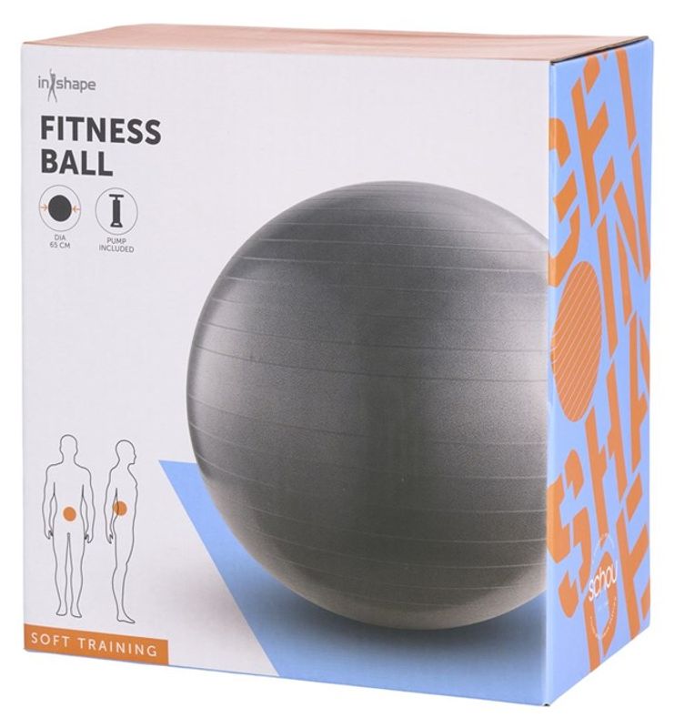 Fitnessball - Treningsball 65cm - InShape