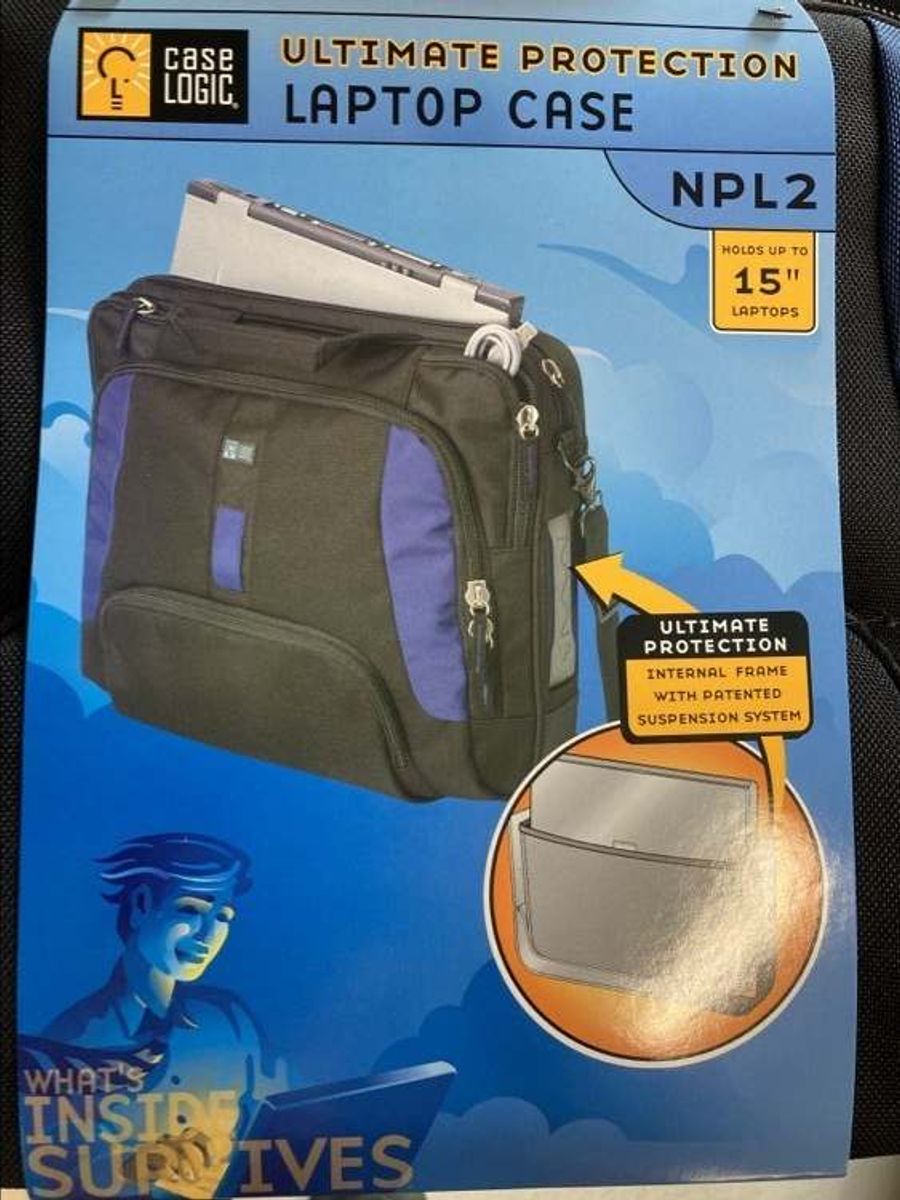 Laptop Veske - Reiseveske fra Case Logic med plass til Laptop inntil 15,4 tommer